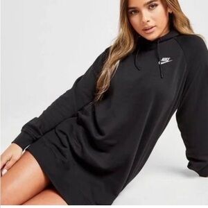 Nike Black Hoodie Dress XS